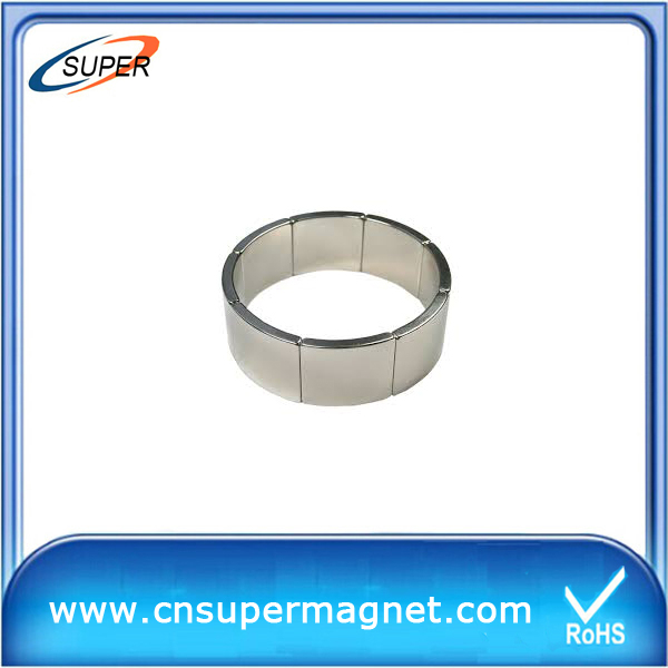 Newest N40 neodymium arc segment magnets