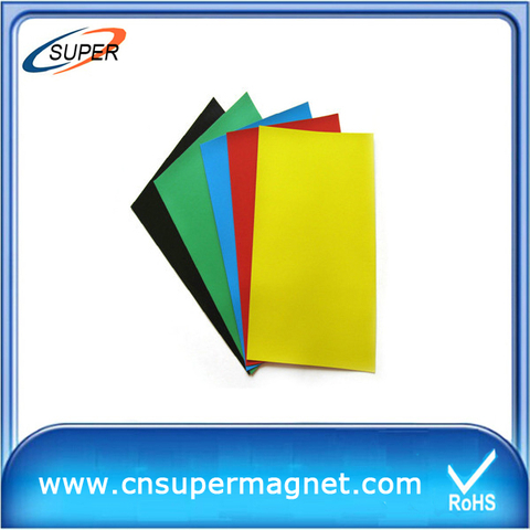 Promotional color flexible rubber magnet