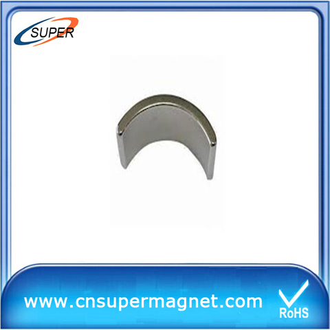 Sintered 33UH Neodymium magnetic arc