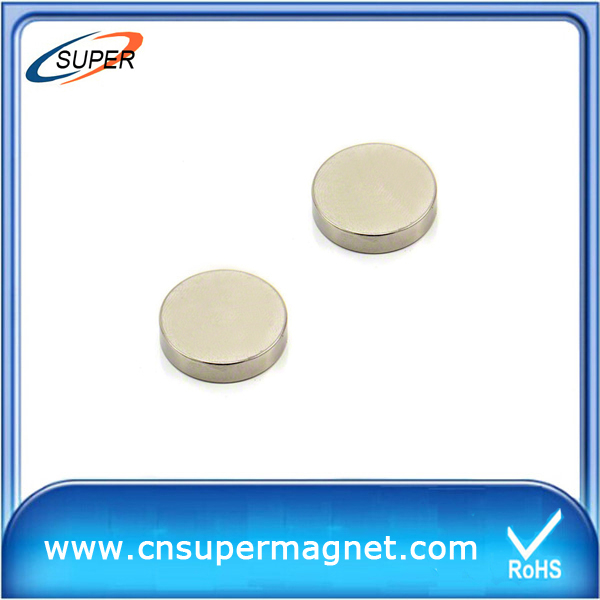 Industrial 38EH Sintered Neodymium disc magnet