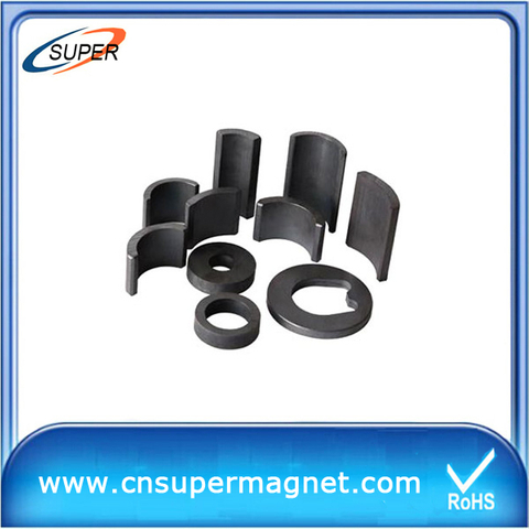 Customized Arc Ferrite Magnet for motor