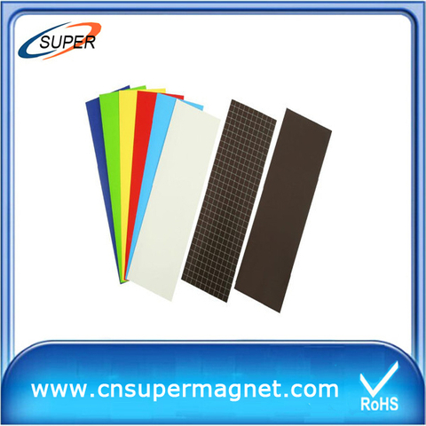 Strong color flexible rubber magnet