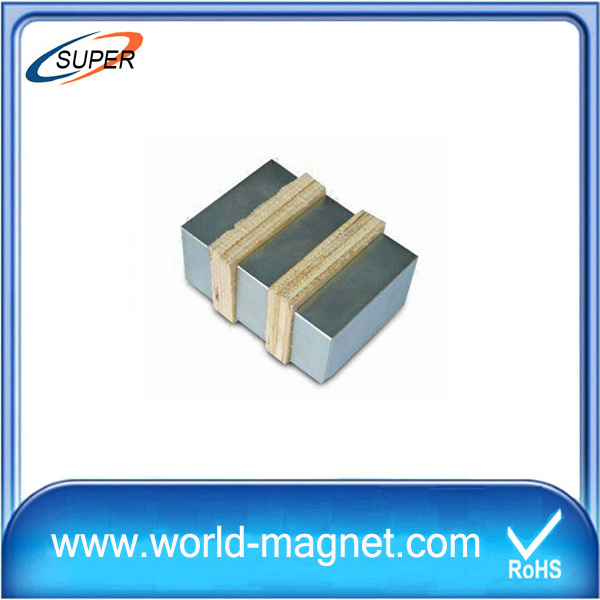High Grade grade n40 block sintered ndfeb magnet