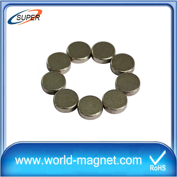 Sintered coated neodymium disc magnets
