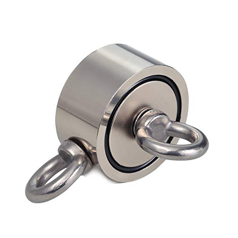 2020 New Product Ideas Strong Pot Magnet with Hooks,N52 550lbs Neodymium Fishing Magnet Kit 