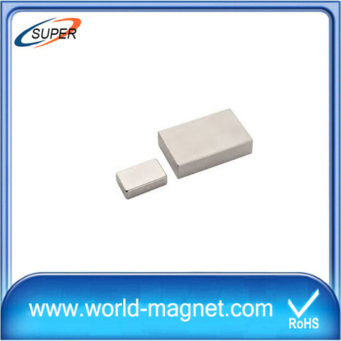 Block neodymium magnet n40 20x4x2mm