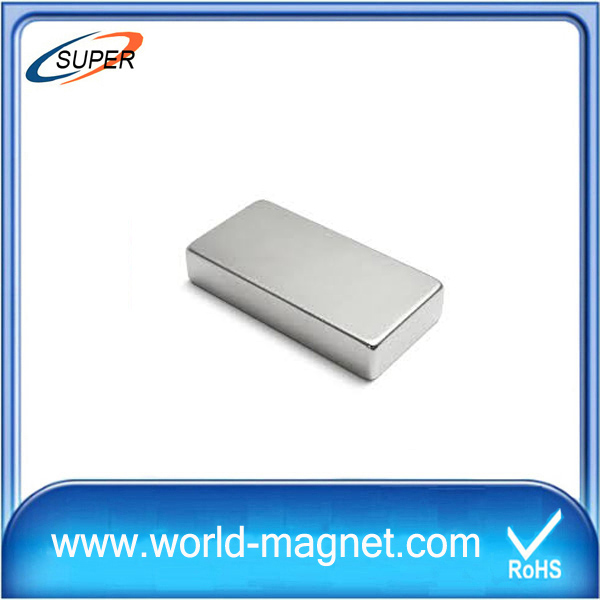 Cheap stock sintered ndfeb powerful permanent neodymium block magnet