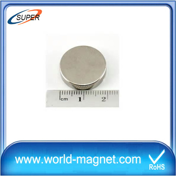 High gauss strong permanent disc neodymium magnet