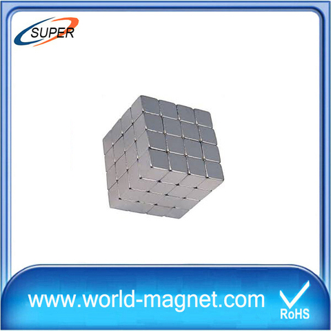 Super strong permanent block neodymium magnet