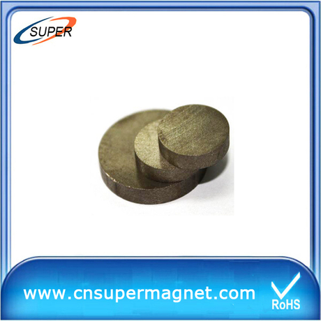 High Quality D15*3mm SmCo Permanent Magnet