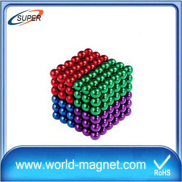 216pcs per set Dia 5mm NdFeB colorful magnetic balls
