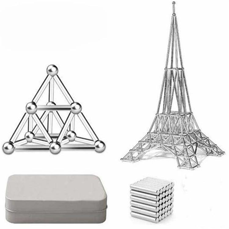 Neodymium Puzzle Magnet sticks and balls