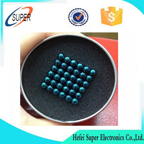 HOT 5mm 216pcs Magnet Balls Magic Beads 3D Puzzle Ball Sphere Magnetic Kids toy